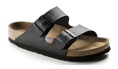 ARIZONA NARROW SOFT BIRKO-FLOR BLACK (WOMENS) 551253 - Brock's