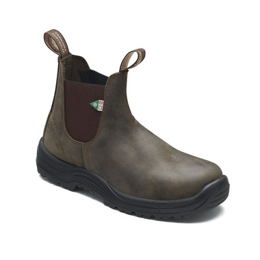 Blundstone 180 - Work & Safety Boot Waxy Rustic Brown (sizing 7.5