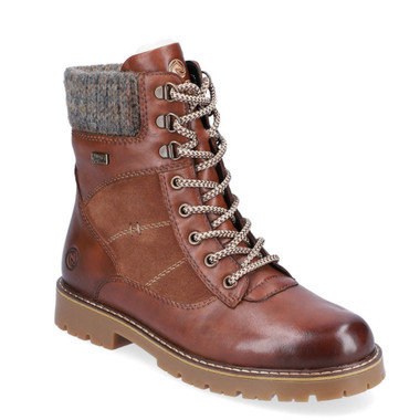 LACE UP SIDE ZIP WP BOOT OC FLIP GRIP CHESTNUT D9378-22 - Brock's