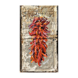 Vintage ceiling tile  - Ristra de chile rojo