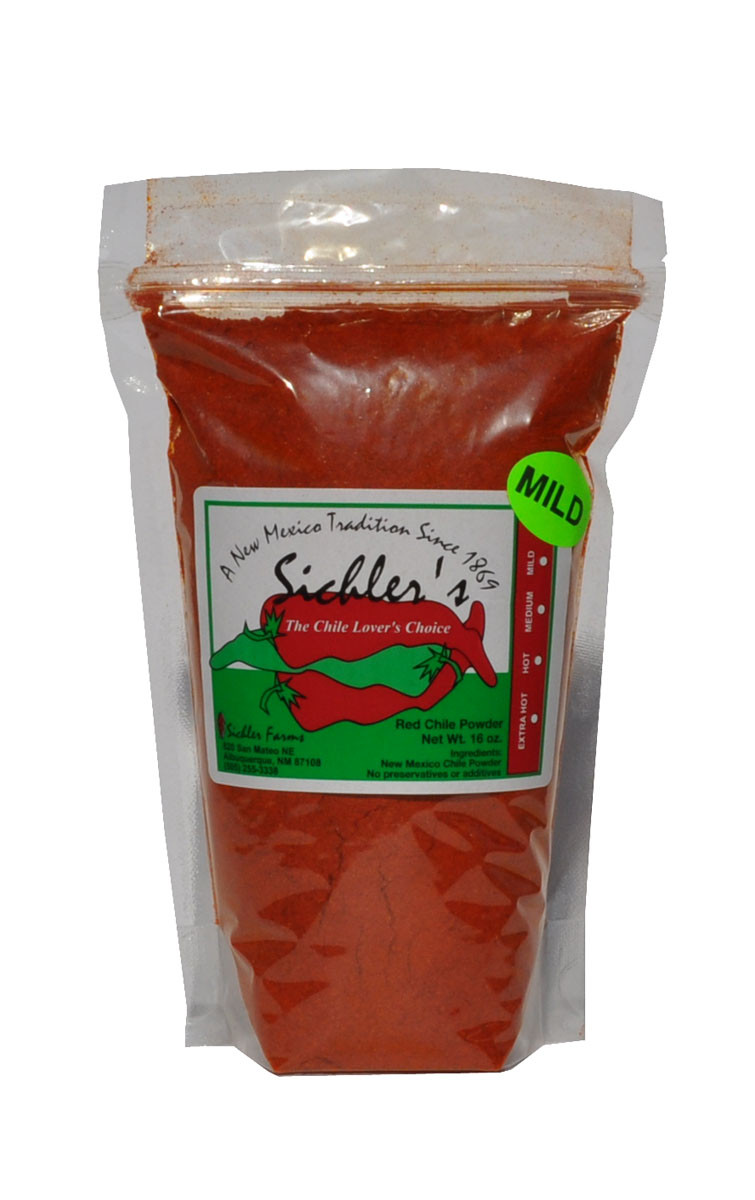 Sichlers New Mexico Red Chile Powder 1 LB Bag