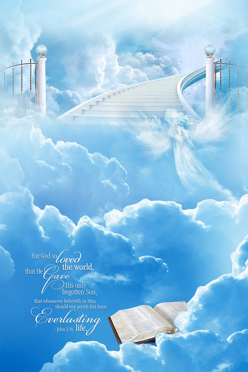Memorial Background PNG Heaven Backdrop Design Rest in Peace 