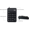 Adesso 19-Key Mechanical Keypad with 3-Port USB Hub AKB-600HB