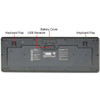 Adesso Wireless Desktop Touchpad Keyboard WKB-4400UB
