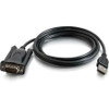 C2G 5ft USB to Serial Cable - USB to DB9 Serial RS232 Cable - M/M 26887