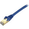 StarTech.com 10ft CAT6a Ethernet Cable - 10 Gigabit Category 6a Shielded Snagless 100W PoE Patch Cord - 10GbE Blue UL Certified Wiring/TIA C6ASPAT10BL