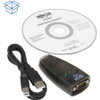 Tripp Lite by Eaton Keyspan USB to Serial Adapter - USB-A Male to DB9 RS232 Male, 3 ft. (0.91 m), TAA USA-19HS