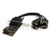 StarTech.com 4 Port PCI Express Serial Card w/ Breakout Cable PEX4S553B