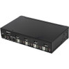 StarTech.com 4 Port DisplayPort KVM Switch - 4K 60Hz - Single Display - UHD DP 1.2 USB KVM Switch with USB 2.0 Hub & Audio - TAA Compliant SV431DPUA2