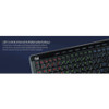 Adesso 3-Color Illuminated Compact Multimedia Keyboard AKB-120EB