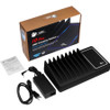 SIIG 10-Port USB Charging Station with Ambient Light Deck AC-PW1314-S1