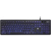 Adesso Large Print Illuminated Desktop Keyboard AKB-139EB