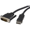 StarTech.com 10ft (3m) DisplayPort to DVI Cable, DisplayPort to DVI-D Adapter/Converter Cable, 1080p Video, DP 1.2 to DVI Monitor Cable DP2DVIMM10