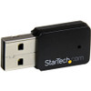 StarTech.com USB 2.0 AC600 Mini Dual Band Wireless-AC Network Adapter - 1T1R 802.11ac WiFi Adapter USB433WACDB