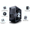 Fractal Design Focus G Computer Case with Side Window FD-CA-FOCUS-BK-W