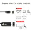 SIIG HDMI to DisplayPort 1.2 4K 60Hz Converter Adapter CB-H21811-S1