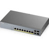 ZYXEL 8-port GbE Smart Managed PoE Switch with GbE Uplink GS1350-12HP