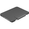 Logitech Slim Folio Pro Keyboard/Cover Case (Folio) for 11" Apple iPad Pro, iPad Pro (2nd Generation) Tablet - Oxford Gray 920-009682