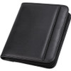 Samsill Junior Professional Padfolio with Secure Zippered Closure, 10.1 Inch Tablet Sleeve, and 7 by 10 Inch Notepad, Black, Junior (70821) 70821