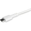 StarTech.com 6 foot/2m Durable White USB-C to Lightning Cable, Rugged Heavy Duty Charging/Sync Cable for Apple iPhone/iPad MFi Certified RUSBCLTMM2MW
