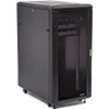 StarTech.com 4-Post 25U Server Rack Cabinet, 19" Data Rack Cabinet for Computer / IT Equipment, Home Network Rack, Half Height Server Rack RK2536BKF