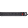 Tripp Lite by Eaton Protect It! 6-Outlet Surge Protector, 6 ft. Cord, 360 Joules, Diagnostic LED, Black Housing TLP6B