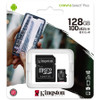 Kingston Canvas Select Plus SDCS2 128 GB Class 10/UHS-I (U1) microSDXC - 1 Pack SDCS2/128GB