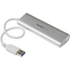 StarTech.com 4-Port USB Hub, USB A to 4x USB-A Ports, USB 5Gbps, Bus-Powered, Portable Laptop USB 3.0 Hub ST43004UA