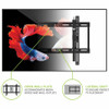 Kanto Wall Mount for TV, Monitor, Display - Black - Landscape TE300