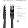 StarTech.com 15ft CAT6 Ethernet Cable - Black Molded Gigabit - 100W PoE UTP 650MHz - Category 6 Patch Cord UL Certified Wiring/TIA C6PATCH15BK