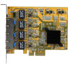 StarTech.com 4-Port PCI Express Gigabit Network Adapter Card - Quad-Port PCIe Gigabit NIC ST1000SPEX43
