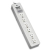 Tripp Lite by Eaton Hospital-Grade Surge Protector with 6 Hospital-Grade Outlets, 6 ft. (1.83 m) Cord, 1050 Joules, UL 1363, Not for Patient-Care Rooms SPS606HGRA