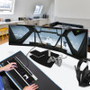 SIIG Premium Aluminum Triple Monitor Stand - 13" to 27" CE-MT2111-S1