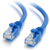 C2G 12ft Cat6a Snagless Unshielded (UTP) Ethernet Cable - Cat6a Network Patch Cable - PoE - Blue 00699