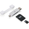 IOGEAR USB-C Duo Mobile Device Card Reader/Writer GFR3C12