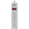 Tripp Lite by Eaton Protect It! 4-Outlet Home Computer Surge Protector Strip, 4 ft. (1.22 m) Cord, 450 Joules TLP404