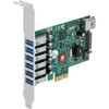 SIIG DP USB 3.0 7-Port PCIe i/e JU-P70011-S2