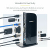 StarTech.com USB 3.0 Docking Station - Compatible with Windows / macOS - Supports Dual Displays - HDMI and DVI - DVI to VGA Adapter Included - USB3SDOCKHD USB3SDOCKHD