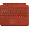 Microsoft Signature Keyboard/Cover Case Microsoft Surface Pro 9, Surface Pro 8, Surface Pro X Tablet, Stylus - Poppy Red 8X8-00021