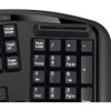 Adesso Desktop Ergonomic Smart Card Reader Keyboard (TAA Compliant) AKB-150SB-TAA