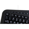 Adesso 2.4GHz Wireless Ergonomic Touchpad Keyboard WKB-4500UB