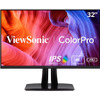 ViewSonic VP3256-4K 32 Inch Premium IPS 4K Ergonomic Monitor with Ultra-Thin Bezels, Color Accuracy, Pantone Validated, HDMI, DisplayPort and USB C for Professional Home and Office VP3256-4K