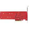 StarTech.com Dual M.2 PCIe SSD Adapter Card, x8 / x16 Dual NVMe or AHCI M.2 SSD to PCI Express 4.0, Up to 7.8GBps/Drive, For 2242/2260/2280/22110mm PCIe M-Key M2 SSDs, Bifurcation Required - PC/Linux Compatible DUAL-M2-PCIE-CARD-B