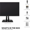 ViewSonic VP275-4K 27 Inch IPS 4K UHD Monitor Designed for Surface with advanced ergonomics, ColorPro 100% sRGB, 60W USB C, HDMI and DisplayPort inputs or Home and Office VP275-4K