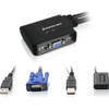 IOGEAR 2-Port VGA and DisplayPort KVM Switch Kit GCS22DPKIT