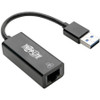 Tripp Lite by Eaton USB 3.0 to Gigabit Ethernet NIC Network Adapter - 10/100/1000 Mbps, Black U336-000-R