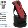 Socket Mobile DuraScan&reg; D740, Universal Barcode Scanner, Red & Charging Dock CX3781-2541