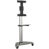 Eaton Tripp Lite Series Premier Rolling TV Cart for 37" to 70" Displays, Black Glass Base and Shelf, Locking Casters DMCS3770SG75