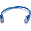 C2G 1ft Cat6 Cable - Snagless Unshielded (UTP) Ethernet Cable - Network Patch Cable - PoE - Blue 27140