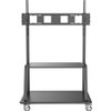 Eaton Tripp Lite Series Heavy-Duty Rolling TV Cart for 60" to 105" Flat-Screen Displays, Locking Casters, Black DMCS60105XXDD